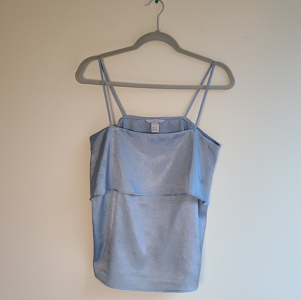 H&M Baby Blue Top in Size 6